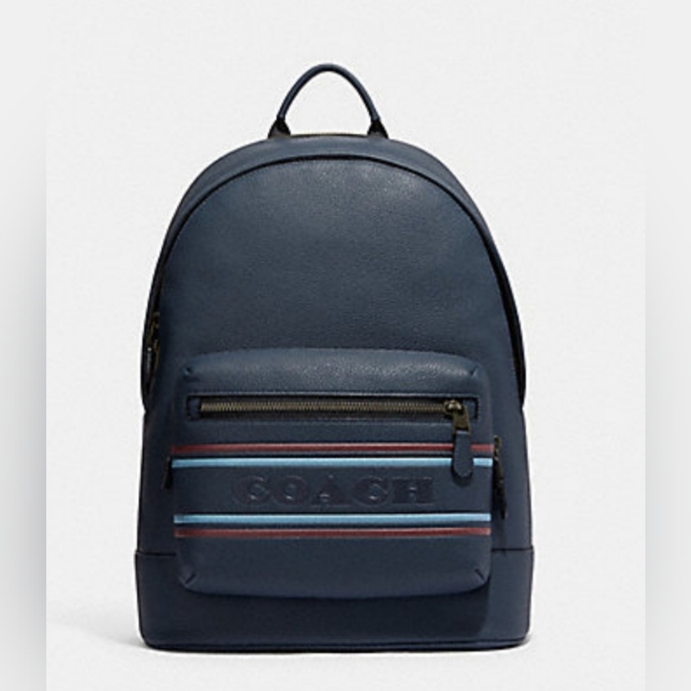 Coach West Backpack w/ Coach Stripe CG995 *NWT*